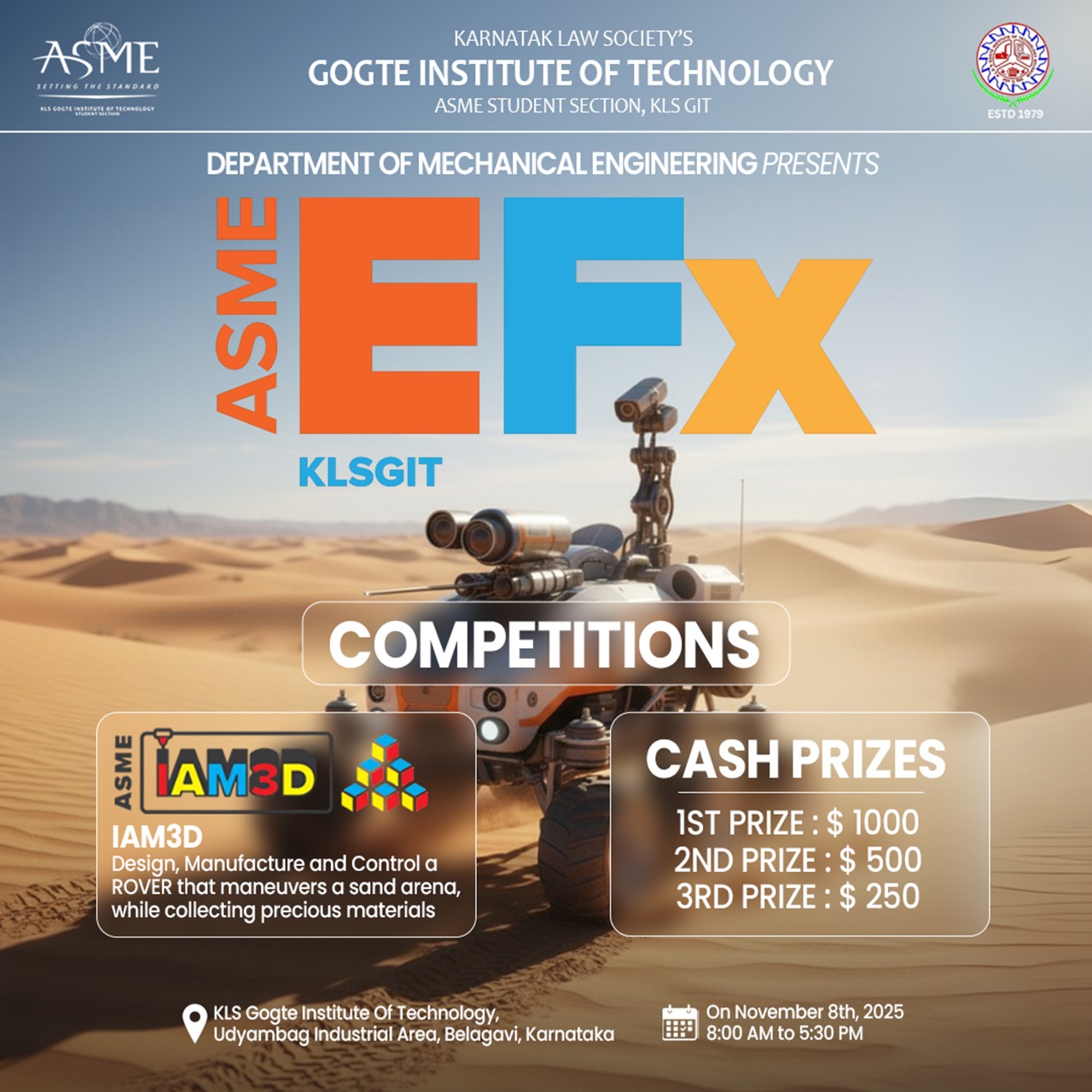 Dept. of Mechanical Engg. ASME Student section presents – EFX ...