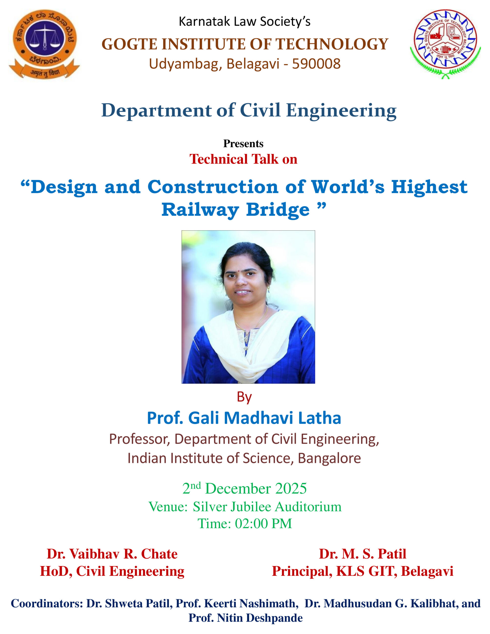 Flyer Madhavi Latha Technical Talk